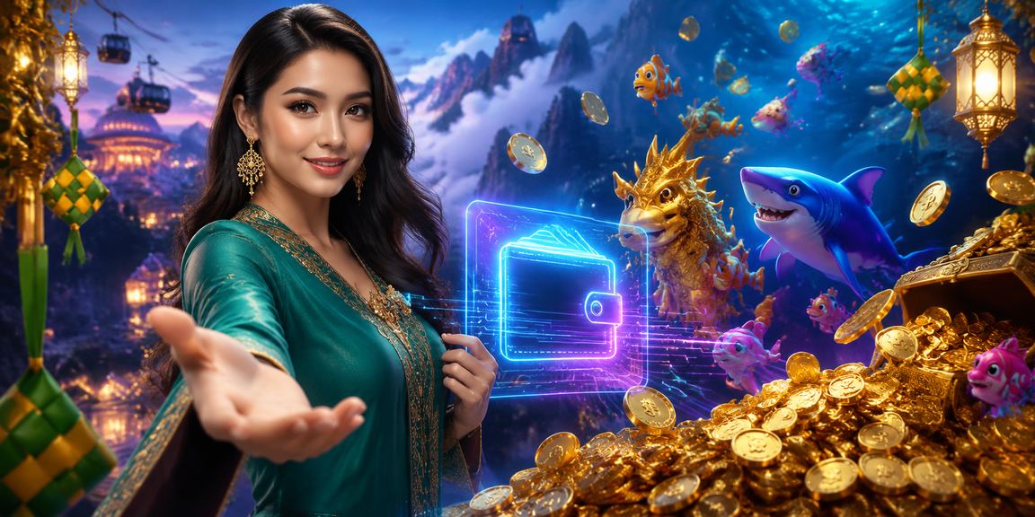 Permainan memancing Hari Raya di Genting Highlands bergaya Malaysia
