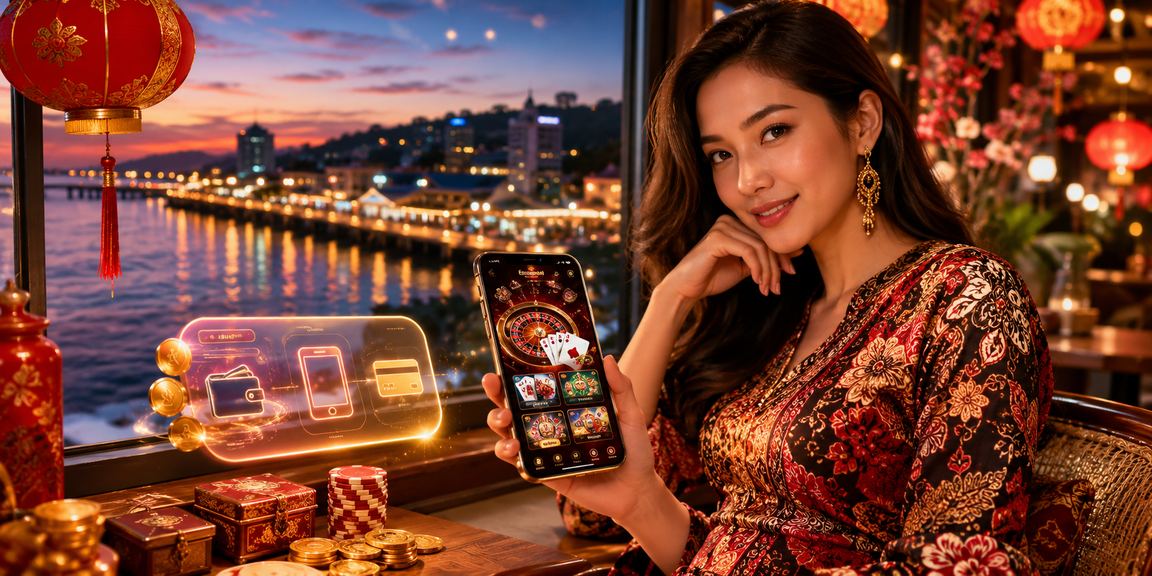 Aplikasi kasino Malaysia dengan motif batik